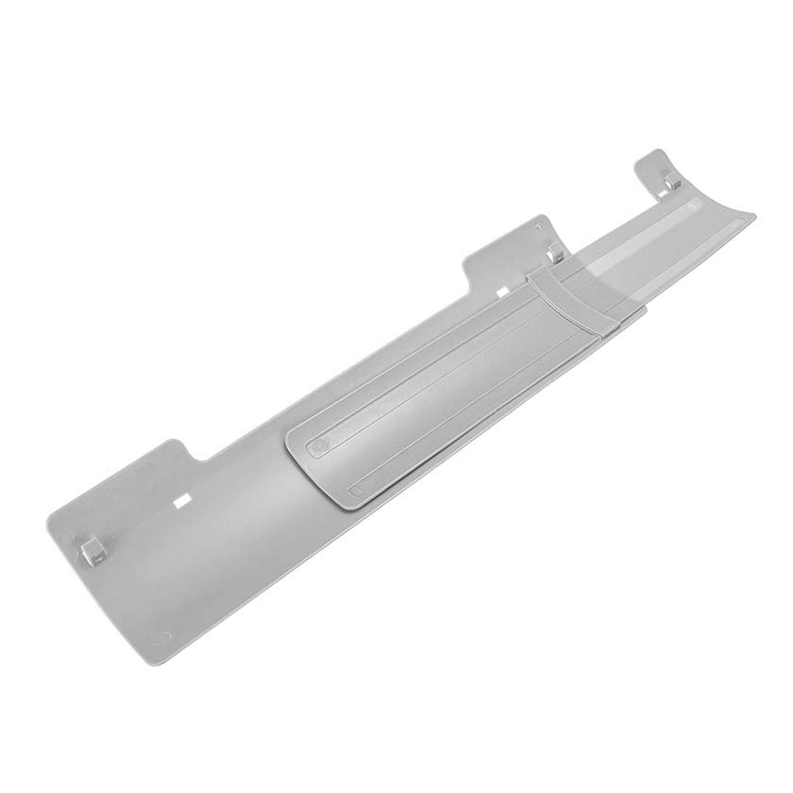 Qgg Adjustable Air Conditioner Cover - Universal White Windshield Baffle Shield & Wind Guide Board for Straight Anti-Wind Deflection - Perfect for Window AC Units in Homes, Apartments and Offices