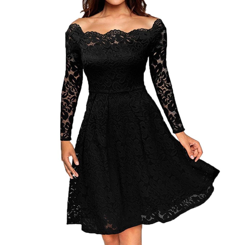 Elegant Kangma Women's Lace Evening Party Dress - Long Sleeve Formal Gown for Prom, Wedding Guest & Special Occasions