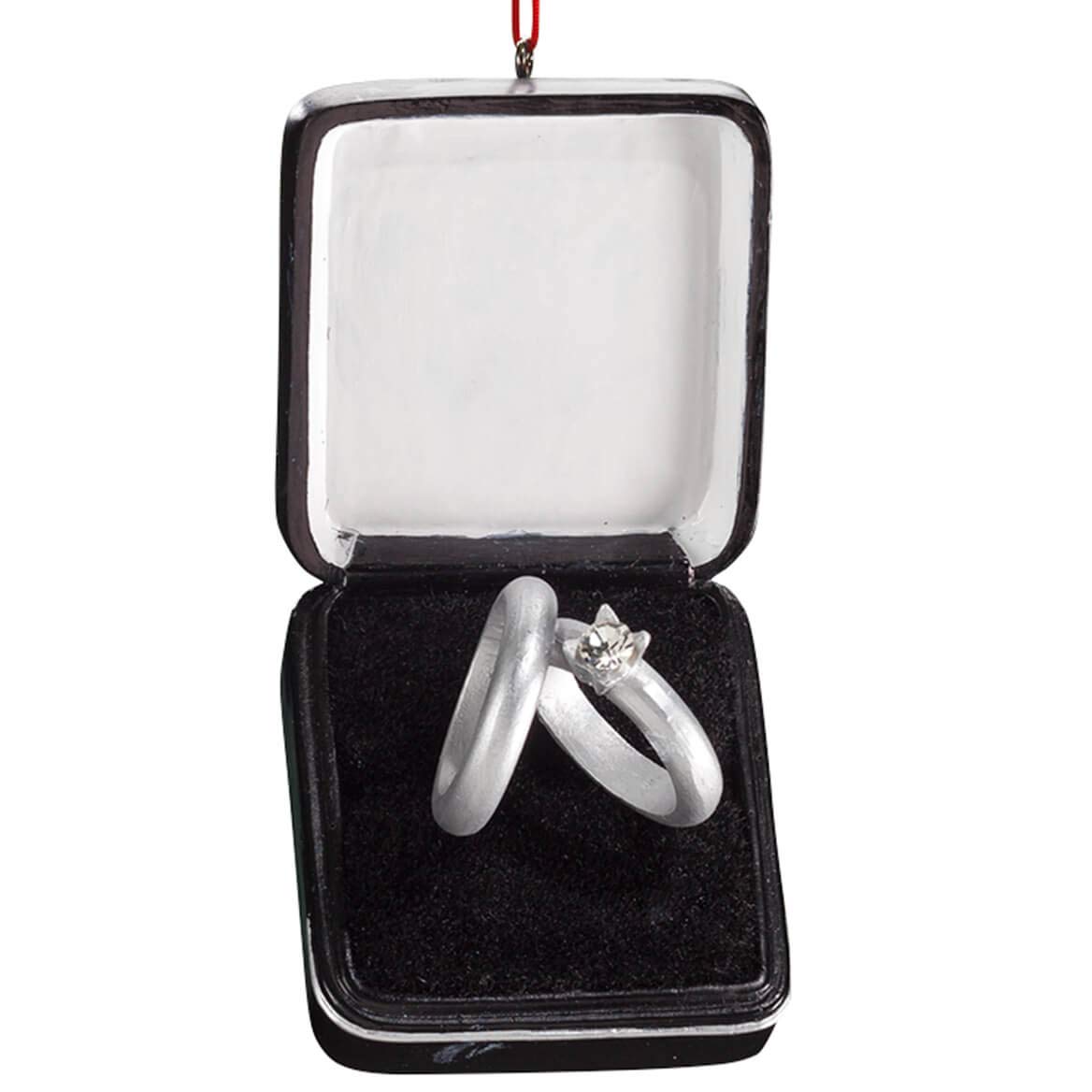 Elegant HOLIDAY PEAK Wedding Ring Box - Velvet Jewelry Display Case for Engagement & Marriage Proposals - Perfect for Wedding Ceremonies, Vow Renewals, and Anniversary Gifts