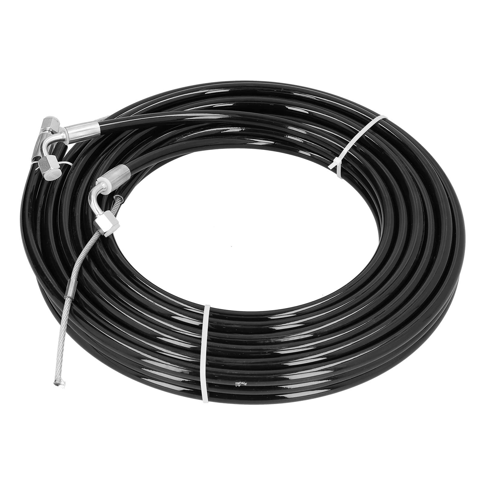6 Meter Fuel Line Hose with Worm Gear Clamps - Oil & Gas Fitting Replacement Tubing for Sany Heavy Industry Pumper Truck Accessories - Durable Fuel Lines for Construction & Industrial Equipment