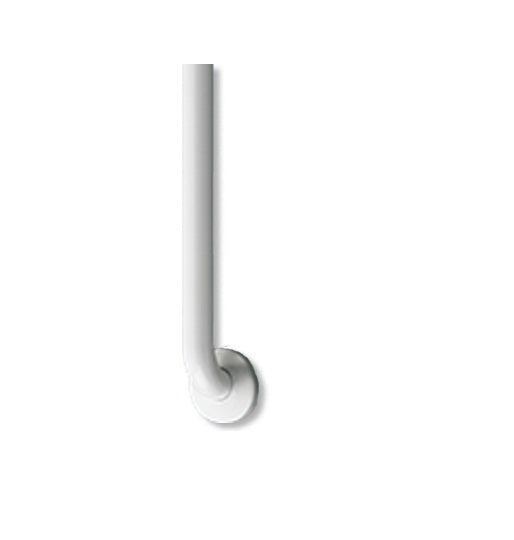 ASI 3801W Series White Powder Coated Grab Bar - Bathroom Safety Handle for Seniors & Disabled (Wall Mounted, ADA Compliant) - Perfect for Showers, Bathtubs & Toilets