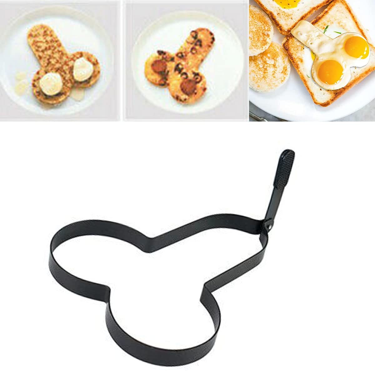 Funny Rooster Egg Molds for Omelets & Pancakes - DIY Kitchen Cooking Tools & Gadgets - Perfect for Breakfast, Kids Meals & Creative Food Presentation