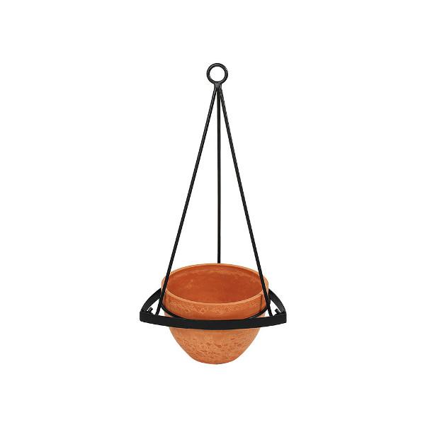 Lina Hanging Planters - Modern Indoor/Outdoor Flower Pots with Drainage Holes - Perfect for Home Decor, Balcony, Garden & Office Plants (Set of 3)