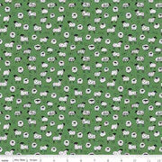 Farm Livin Riley Blake Designs C15185 Green Sheep Fabric - Perfect for Quilting, Home Decor, and DIY Craft Projects