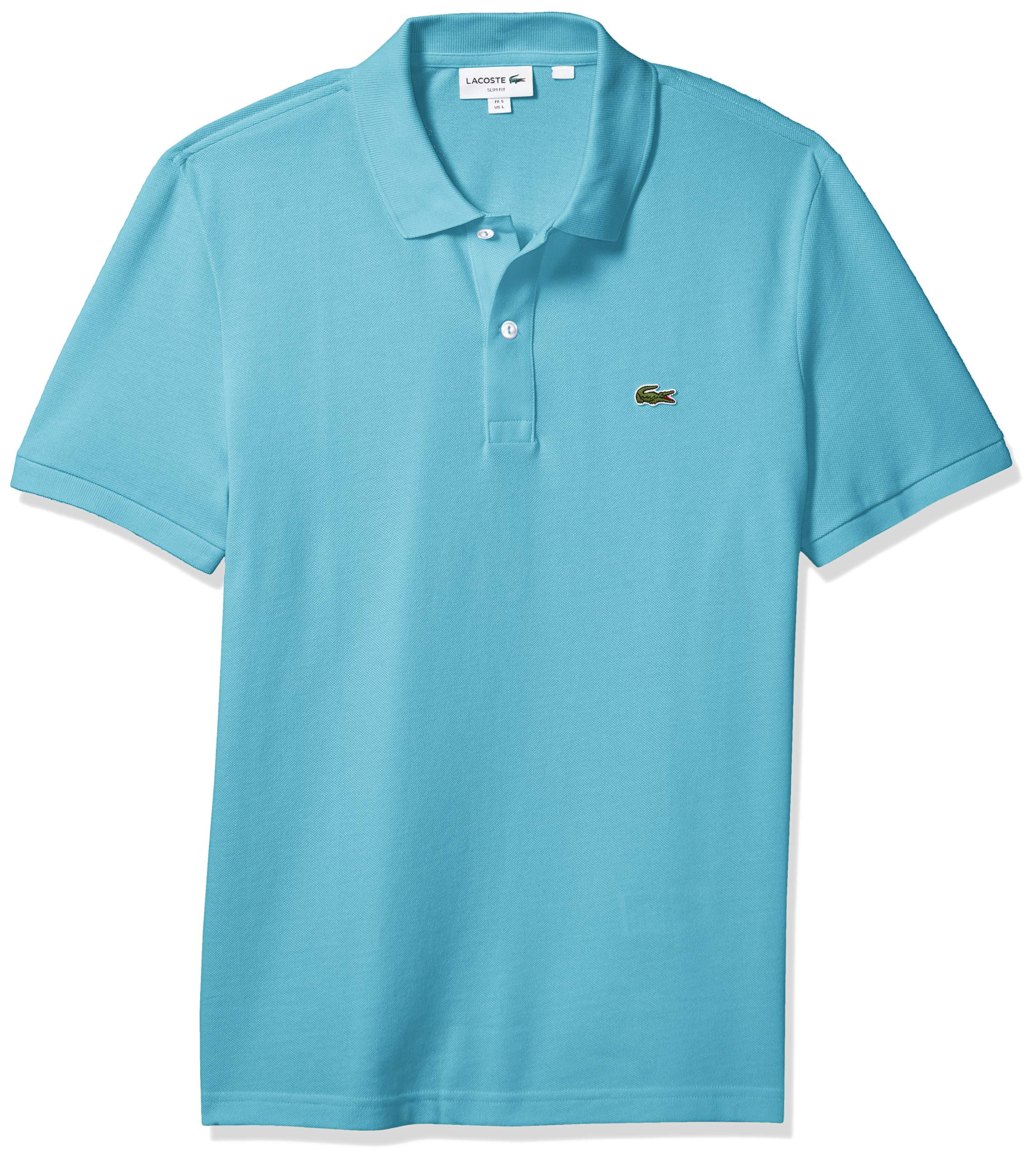Lacoste Men's Slim Fit Short Sleeve Polo Shirt - Classic Pique Cotton, Breathable & Comfortable for Golf, Tennis & Casual Wear