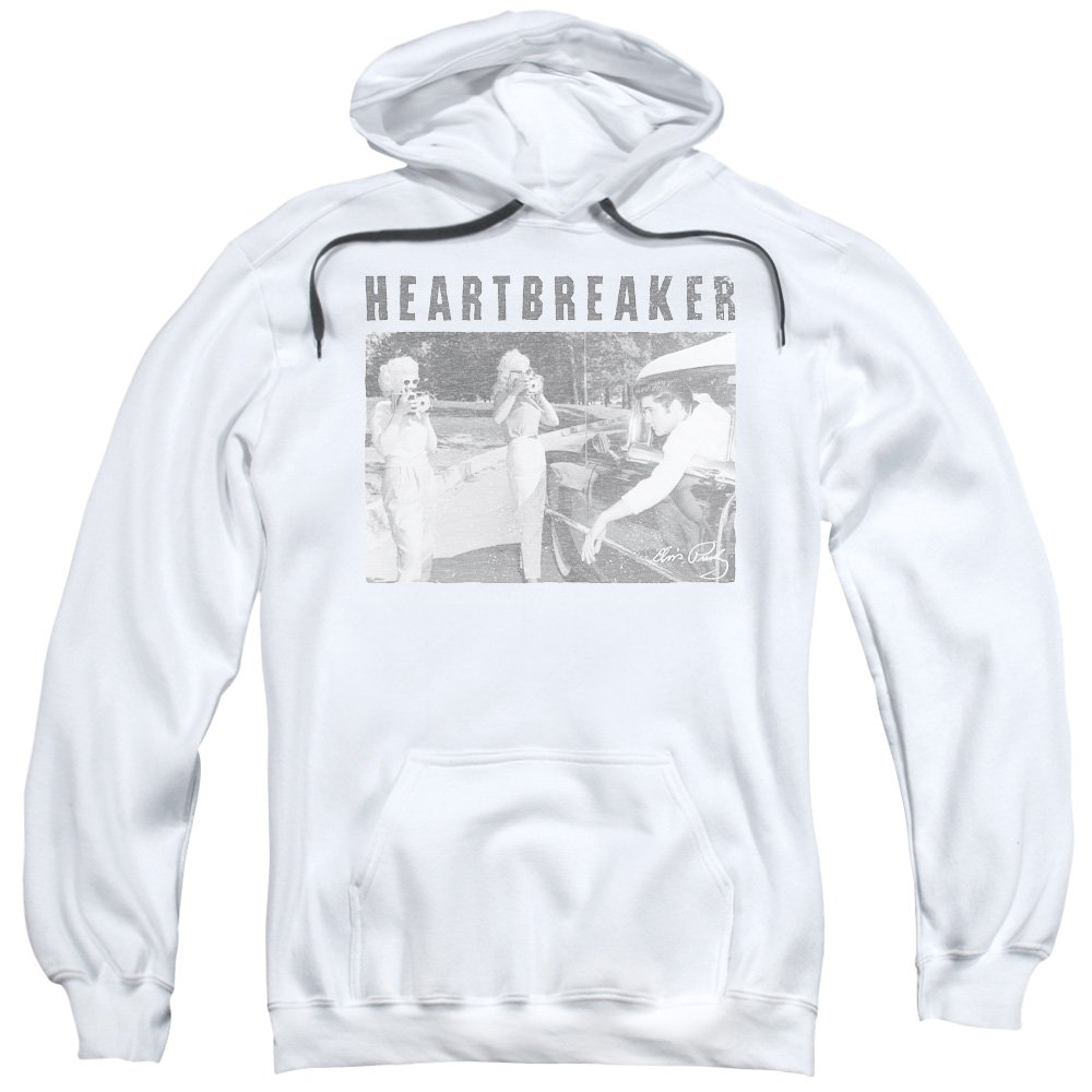 Elvis Presley Heartbreaker Pullover Hoodie for Men - Vintage Rock Music Sweatshirt - Perfect for Concerts, Gifts & Casual Wear