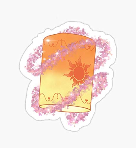 Rapunzel's Lantern Decal Sticker - Waterproof Vinyl for Cars, Trucks, Laptops, Windows & Walls - Perfect for Disney Fans, Home Decor & Vehicle Customization