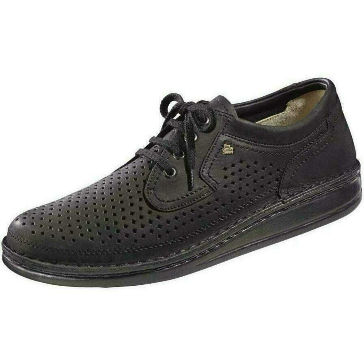 Finn Comfort Men's Baden Leather Shoes - Premium Comfort & Support for Walking, Travel & Work - Handcrafted in Germany
