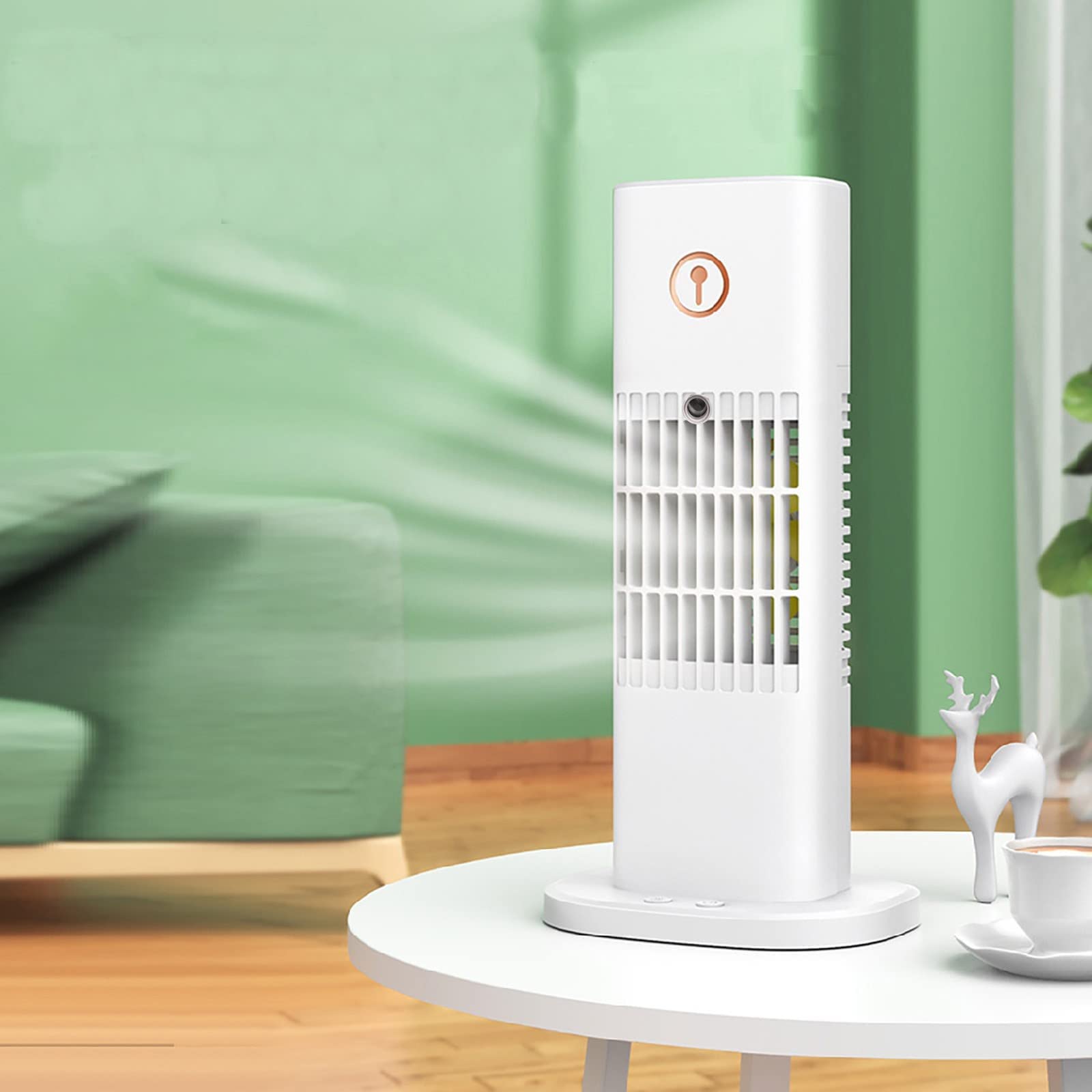 TZNBGO Portable Personal Air Conditioner - Mini USB Air Cooler Fan with Humidifier, Desktop Misting Water Cooling Fan for Home, Office & Bedroom | Perfect for Summer Cooling, Dry Air Relief & Workspace Comfort