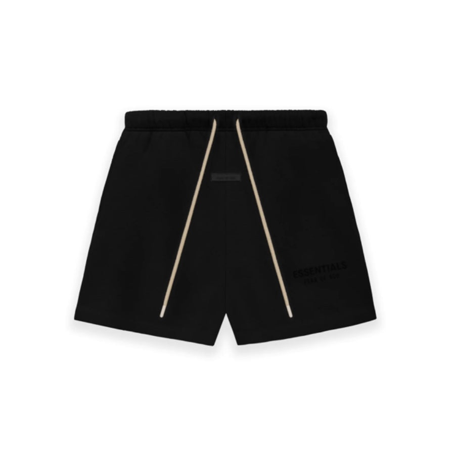 Fear of God Essentials Sweatshorts for Men - Jet Black Cotton Lounge Shorts | Casual Wear, Gym & Home Comfort