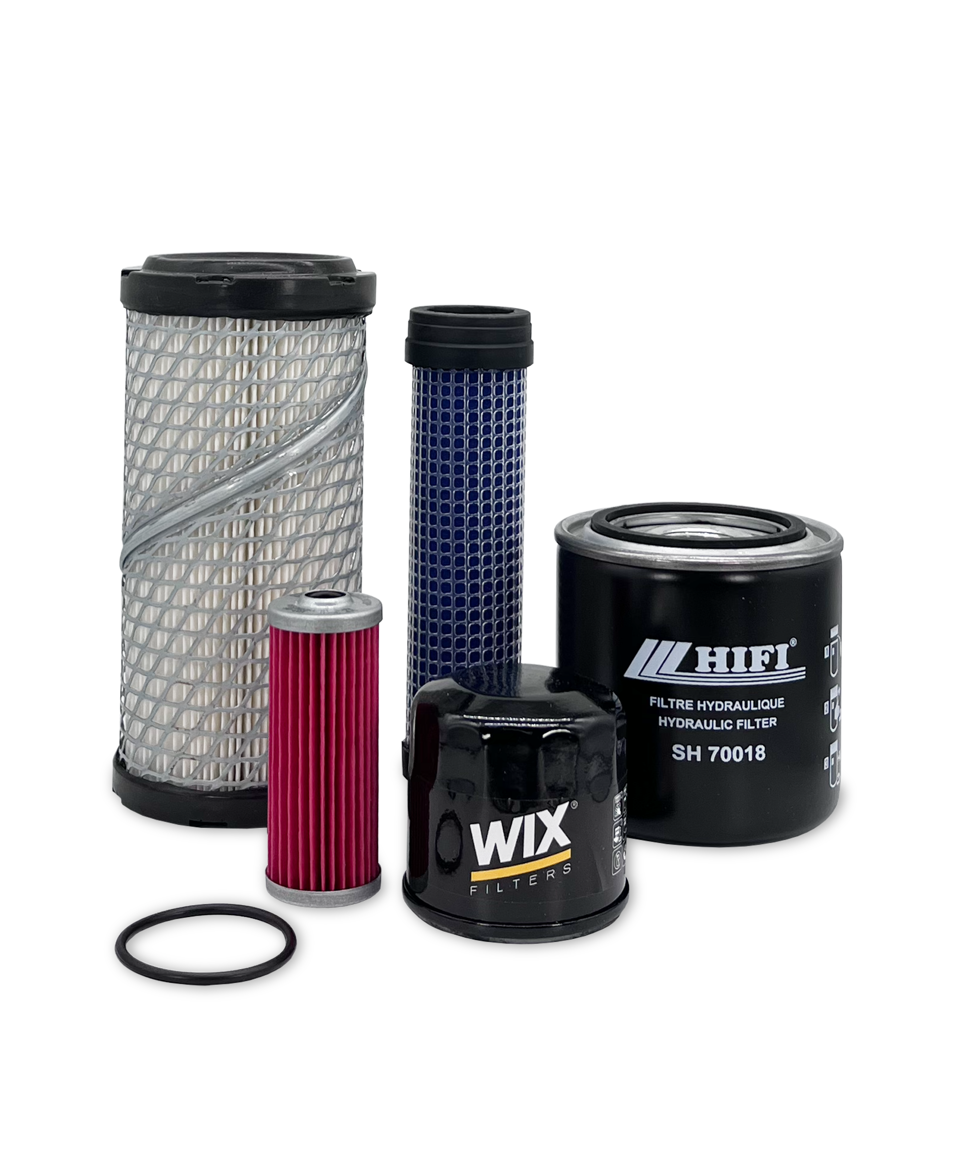 HERO® Replacement Air & Oil Filter Kit Compatible with John Deere X740 Tractor - Perfect for Lawn Mowing, Landscaping & Farm Maintenance