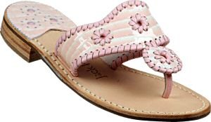 Jack Rogers Navajo Pink Croc Sandals for Women - Summer Outfits
