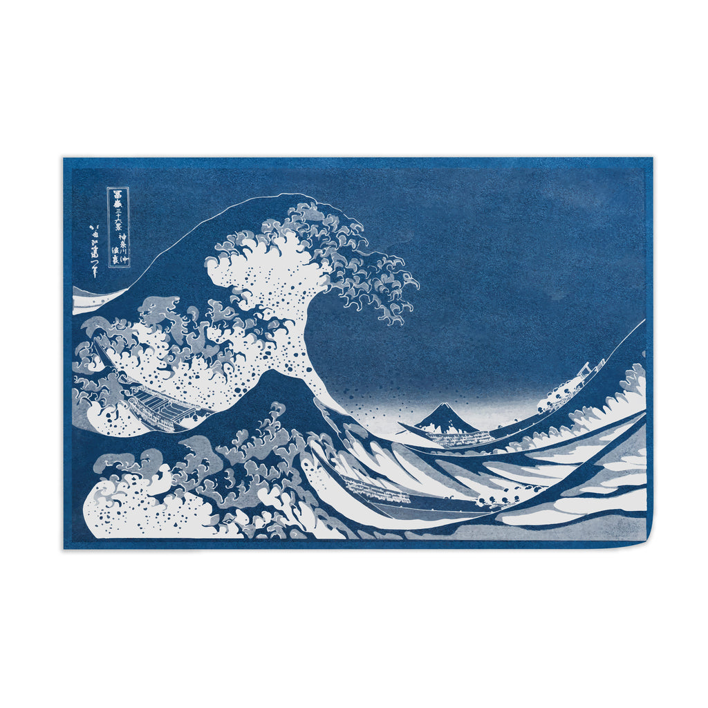 Blue Waves Wall Art - Ocean Themed Canvas Painting for Living Room, Bedroom & Office Decor - Perfect for Coastal, Nautical & Beach House Style