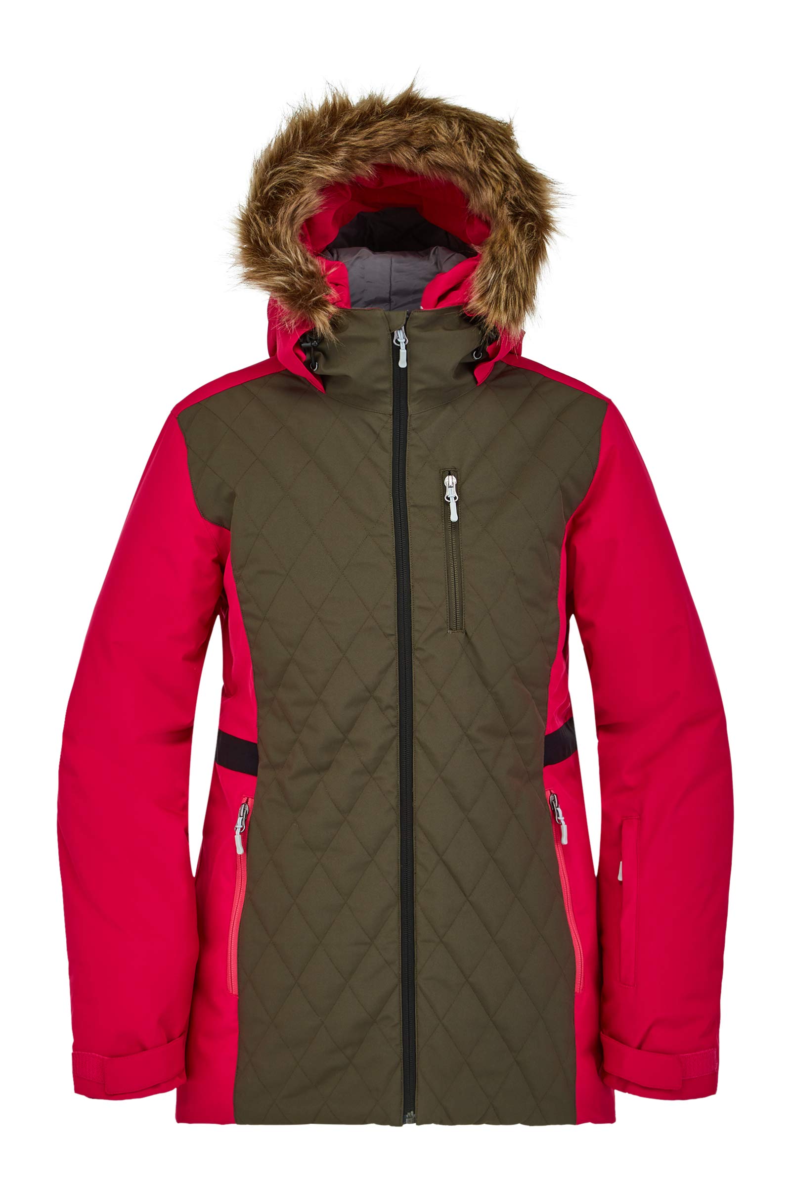 Spyder Active Sports Women's Crossover Insulated Ski Jacket - Waterproof Winter Coat for Skiing, Snowboarding & Outdoor Activities