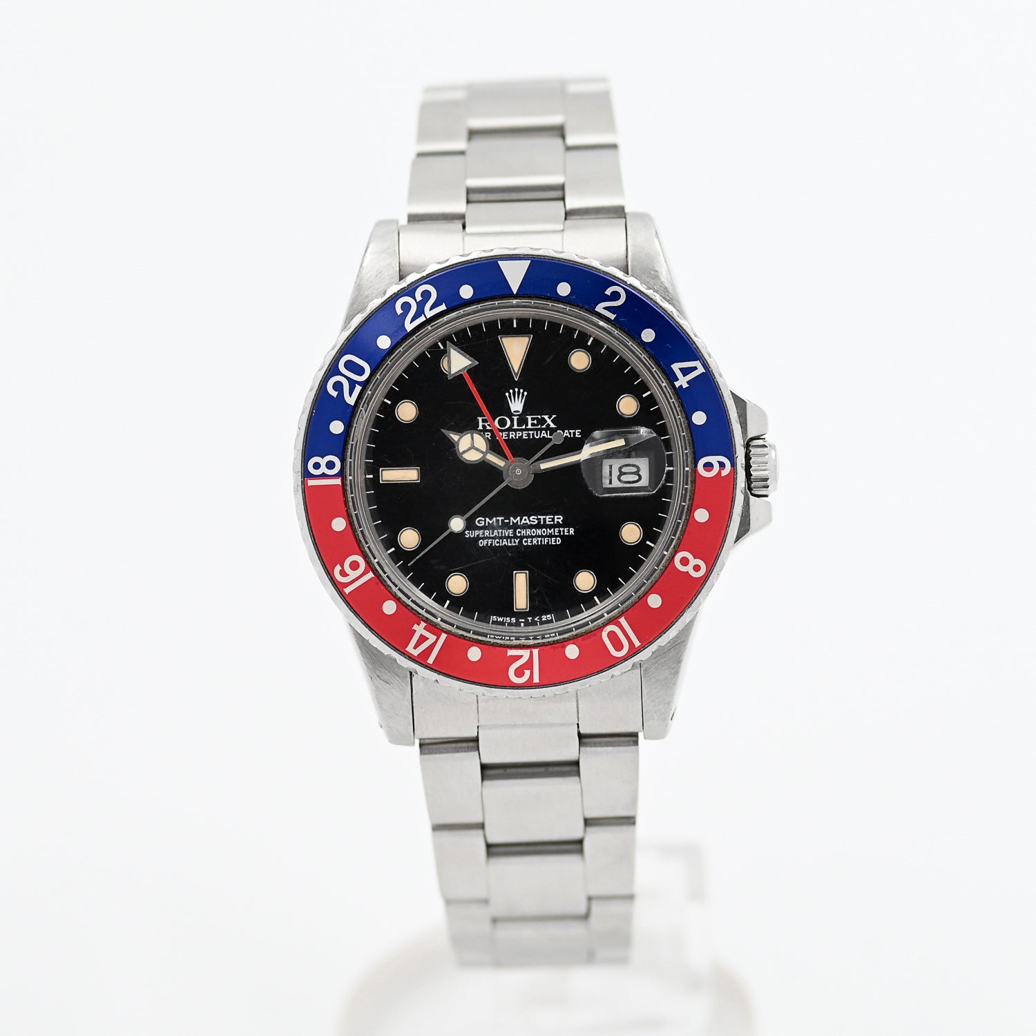 Vintage Rolex GMT-Master 40mm Stainless Steel Watch 1986 - Perfect for Travel, Business & Luxury Collectors
