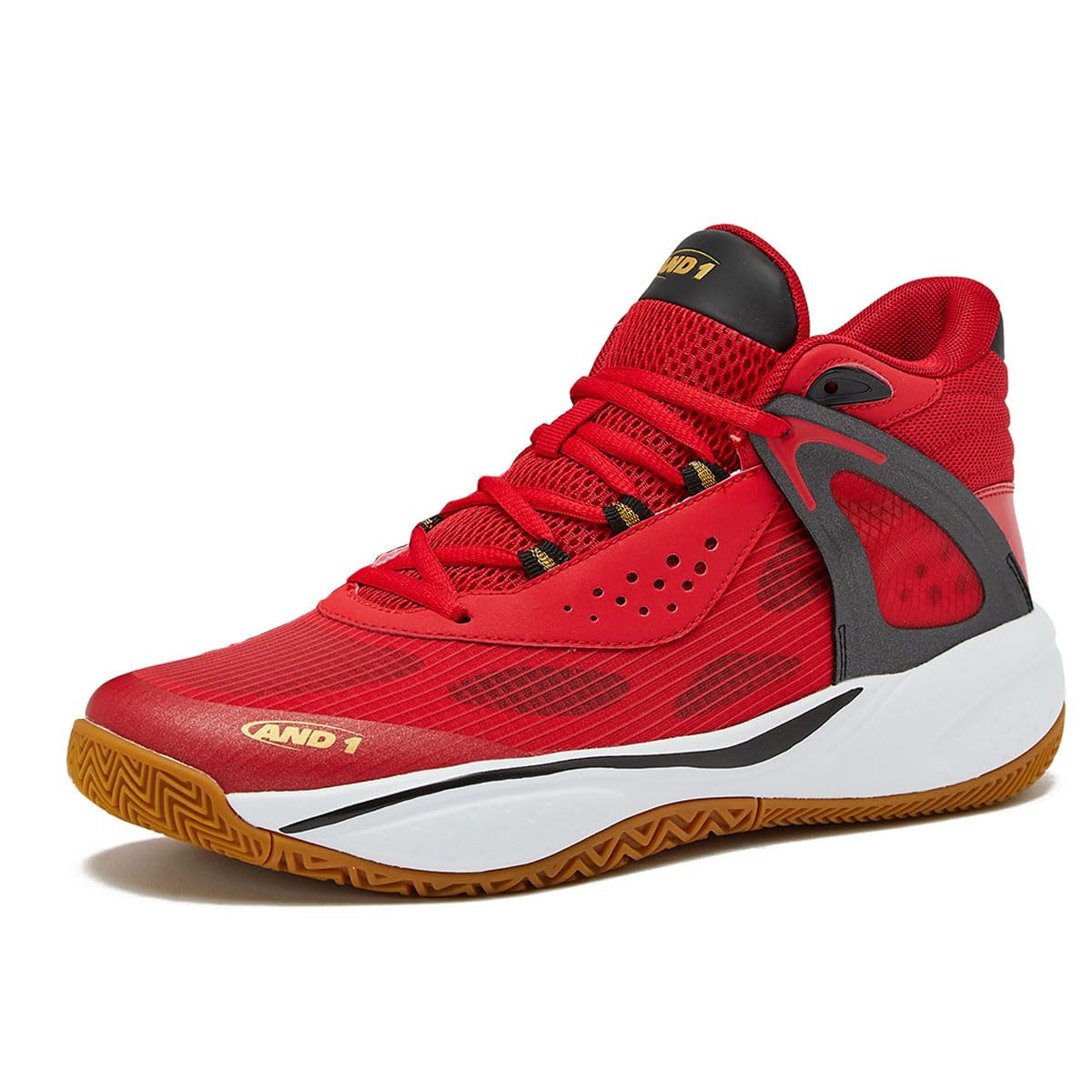 AND1 Turnaround Men's Basketball Shoes - Indoor/Outdoor Court & Street Sneakers for Sports & Casual Wear