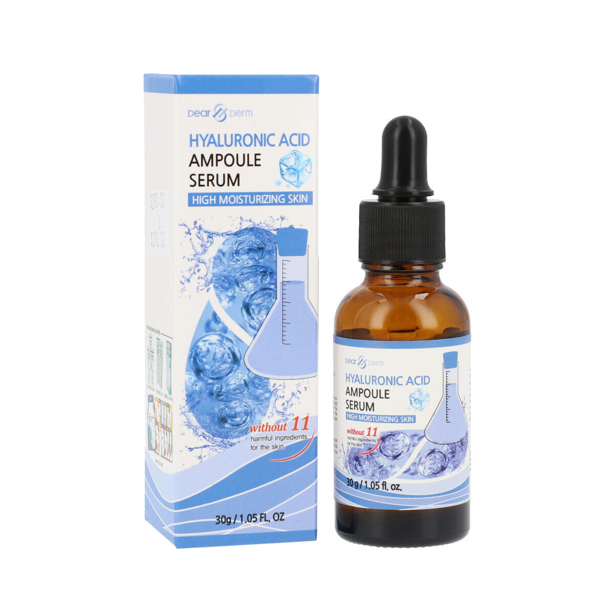 Hyaluronic Acid Serum for Face - Hydrating & Anti-Aging Ampoule - Best for Dry Skin, Wrinkles & Fine Lines - Day & Night Skincare Routine
