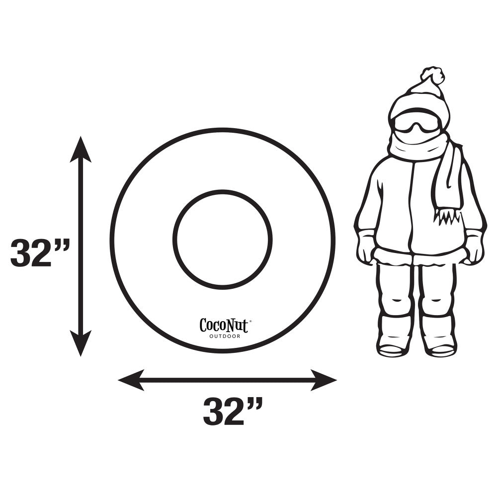 Inflatable Snow Tube for Kids - CocoNut Outdoor 32