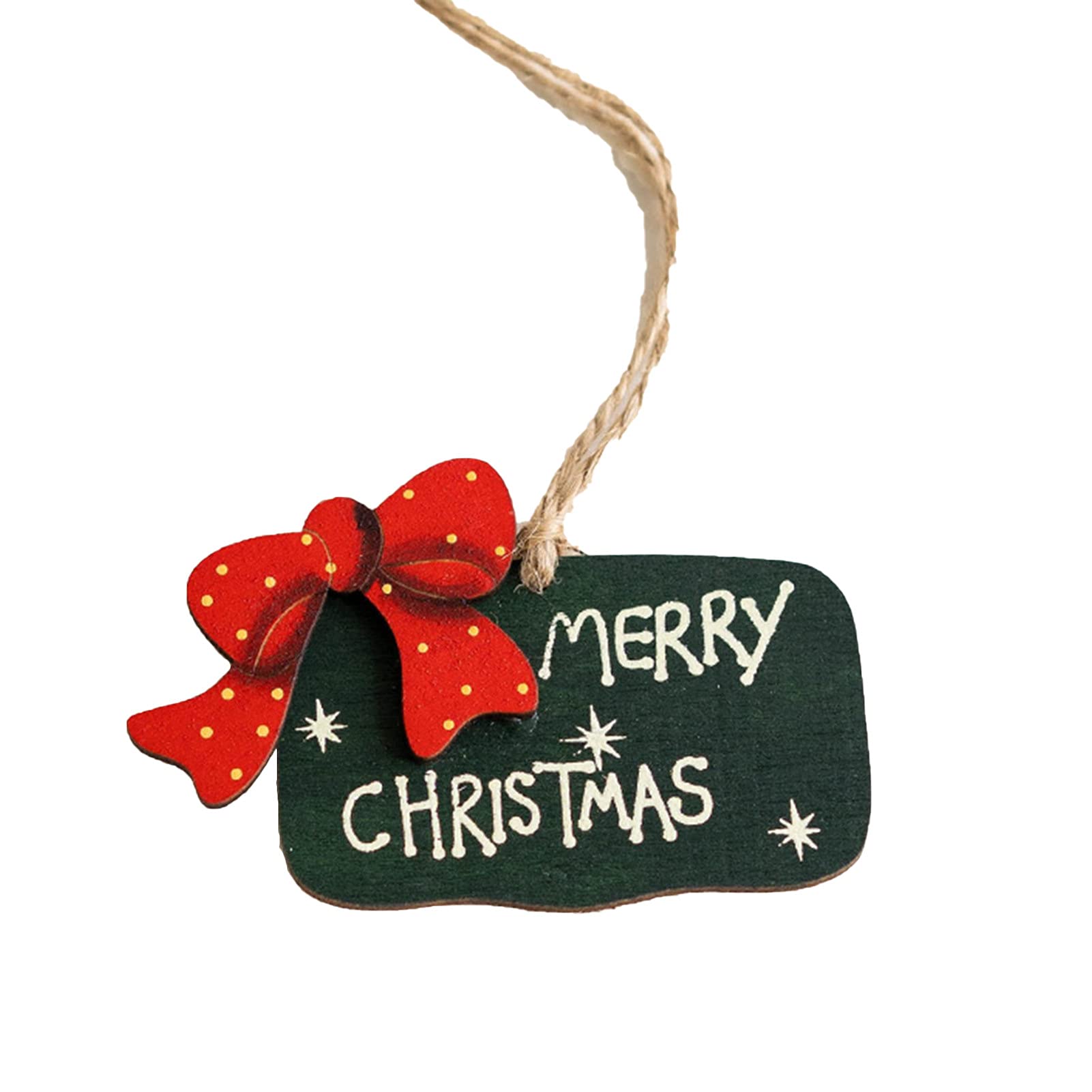 Festive Christmas Ornaments for Living Room - Elegant Wooden Hanging Decor with Cute Holiday Designs | Perfect for Tree Decorations, Mantel Displays & Seasonal Home Decor
