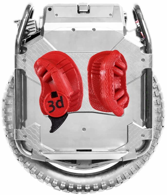 Premium Electric Unicycle Pads (EUC Pads) for Inmotion, King Song, Gotway, Begode RS & Tesla - Jump Pads, Leg Support & Enhanced Control (Red) - Perfect for Off-Roading, Urban Commuting & Extreme Riding
