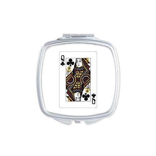 DIYthinker Compact Double-Sided Mirror with Playing Cards Design - Portable Pocket Makeup Mirror for Travel, Home Vanity & On-The-Go Touch Ups