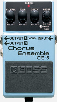 Boss CE-5 Chorus Ensemble Compact Guitar Effects Pedal for Electric Guitar & Bass - Perfect for Live Performances & Studio Recording