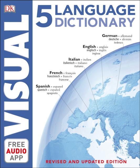 5 Language Visual Dictionary - English, Spanish, French, German & Italian | Multilingual Learning Reference Book for Students, Travelers & Language Enthusiasts | Perfect for Home, School & Travel Use