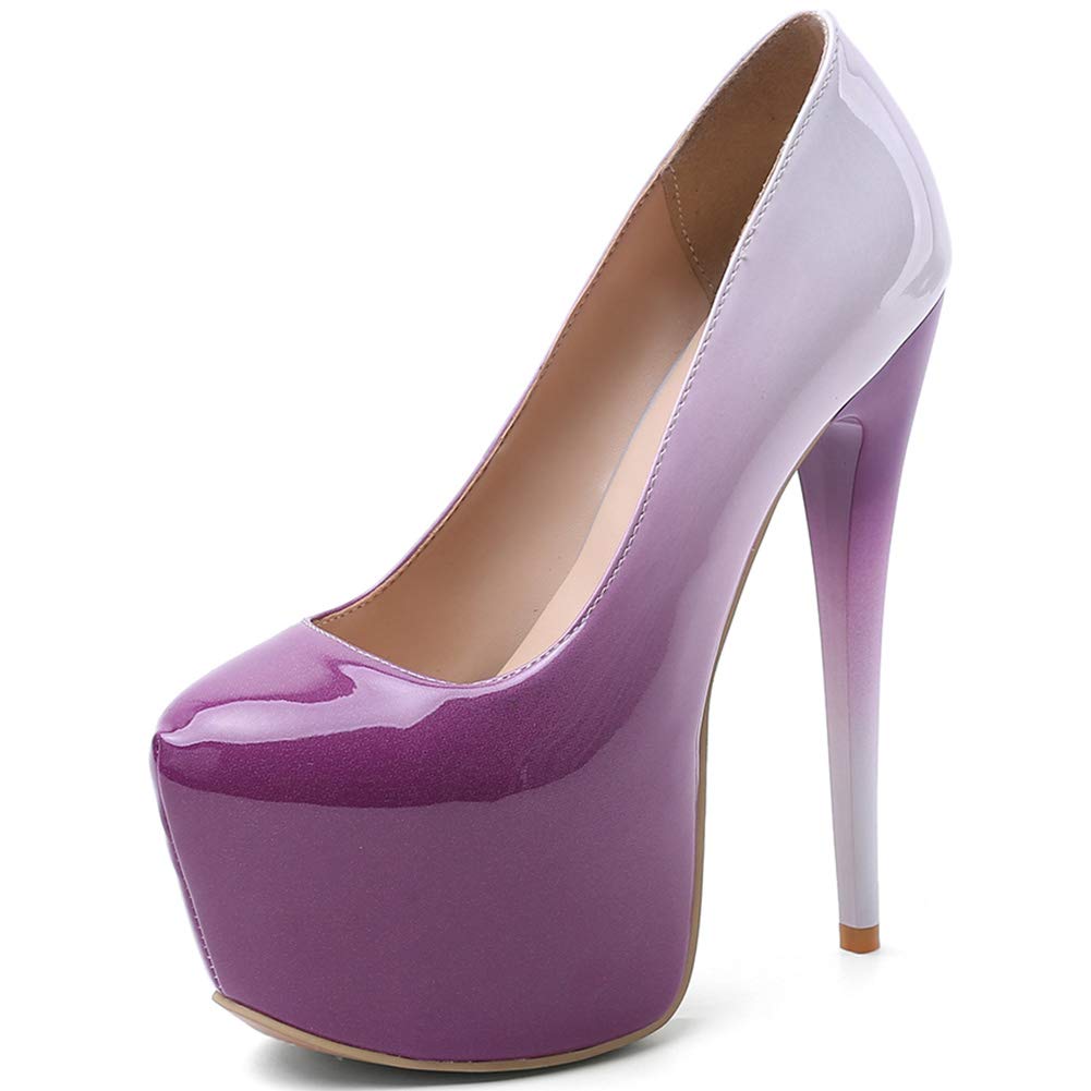 SaraIris Women's Platform High Heel Pumps - Sexy Stiletto Slip-On Party Shoes for Evening Wear, Fashion Shows & Catwalk Events