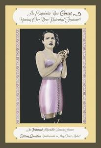 Exquisite New Corset Fine Art Giclee Canvas Print (20x30 Inches) - Perfect for Home Decor, Wall Art & Gift Giving