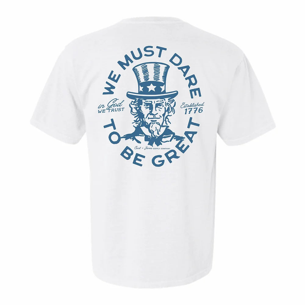 Dare To Be Great T-Shirt - Motivational Inspirational Tee for Men & Women - Perfect for Gym, Workouts, and Everyday Wear