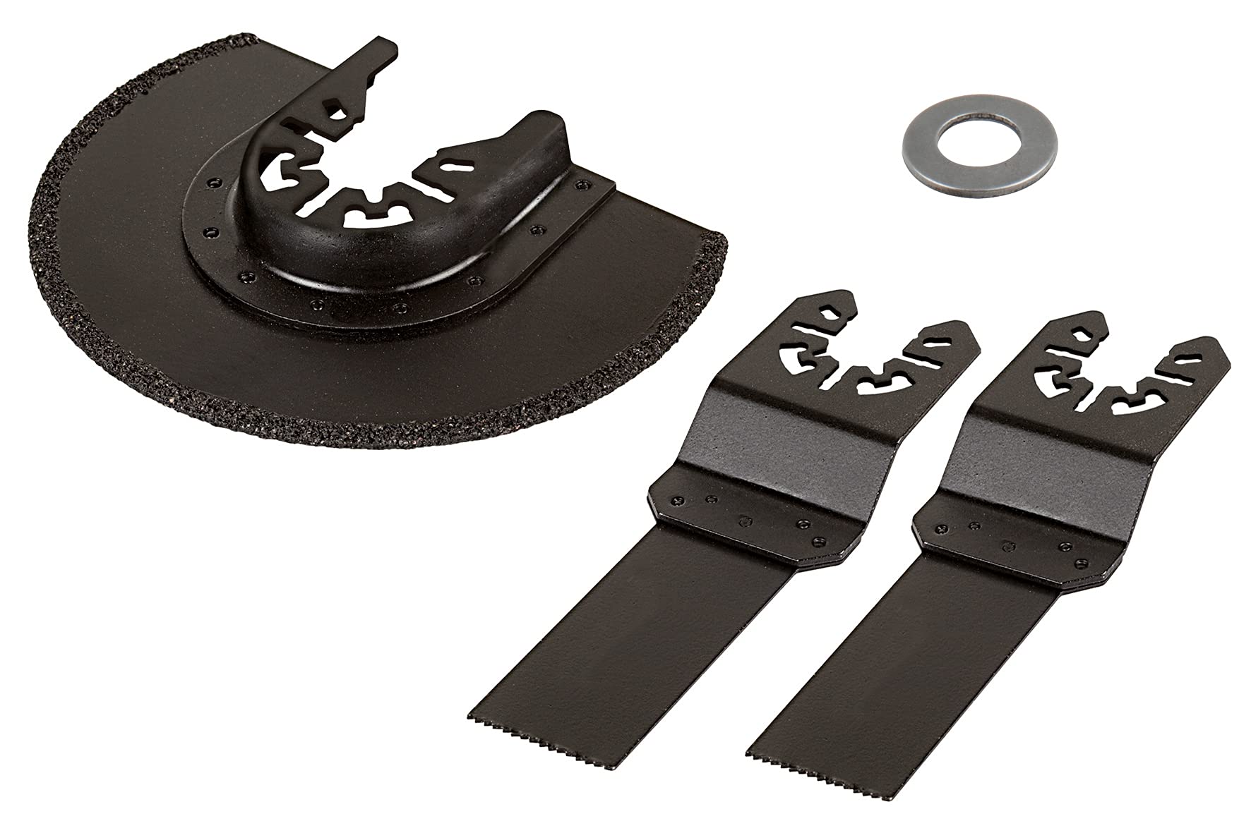 Wolfcraft 3992000 Vibration Saw Accessory Set - Compatible with Bosch & Fein Tools - Perfect for Woodworking, Metal Cutting & DIY Projects