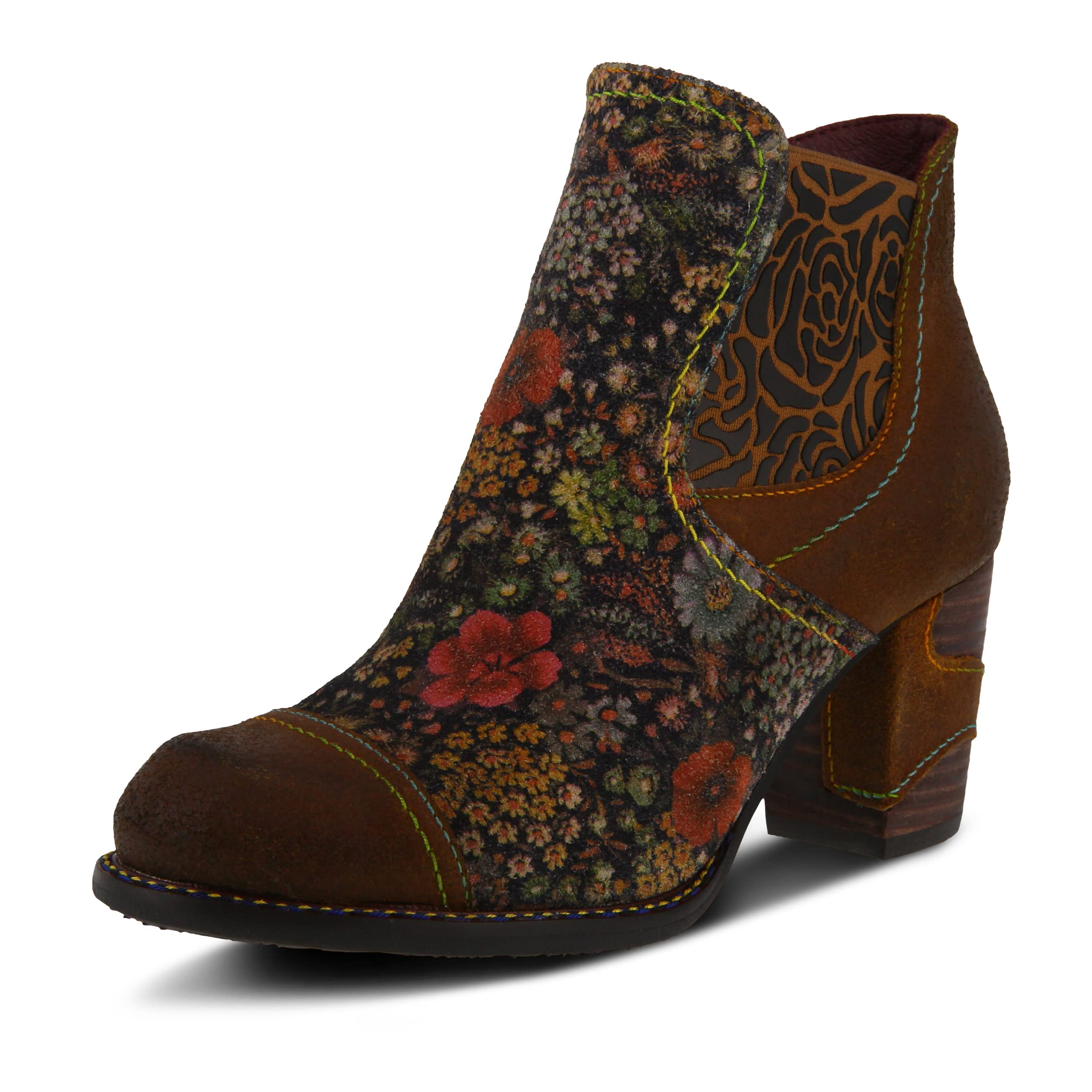 L'Artiste by Spring Step Women's Leather Ankle Boots - Melvina Style Comfortable Fashion Booties for Fall & Winter Outfits | Office, Date Night & Casual Wear