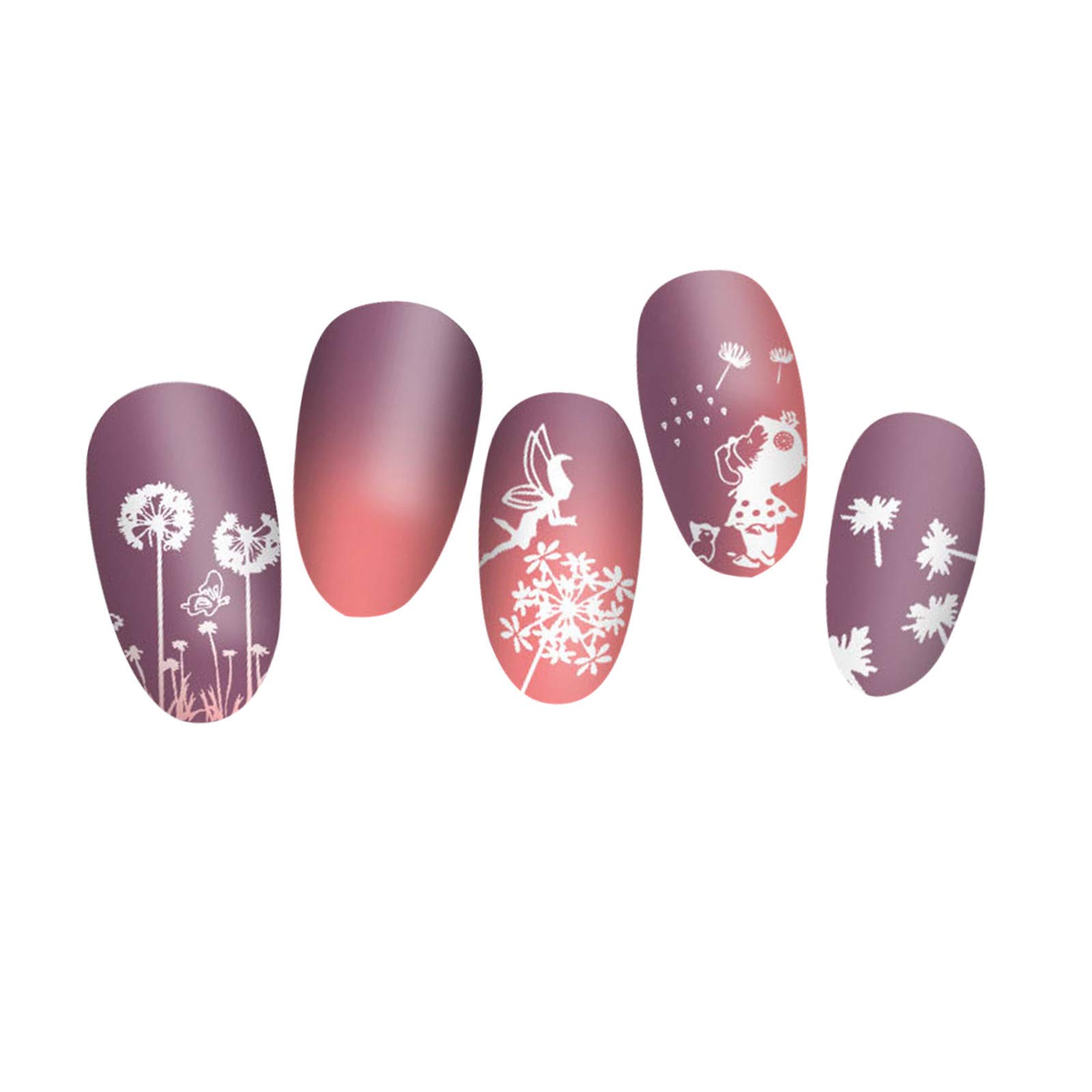 Steel Plate Printing Art - Christmas Snowflake Nail Stencil Template | DIY Nail Art Designs | Affordable Under $20 | Perfect for Holiday Nail Decoration & Gift Ideas