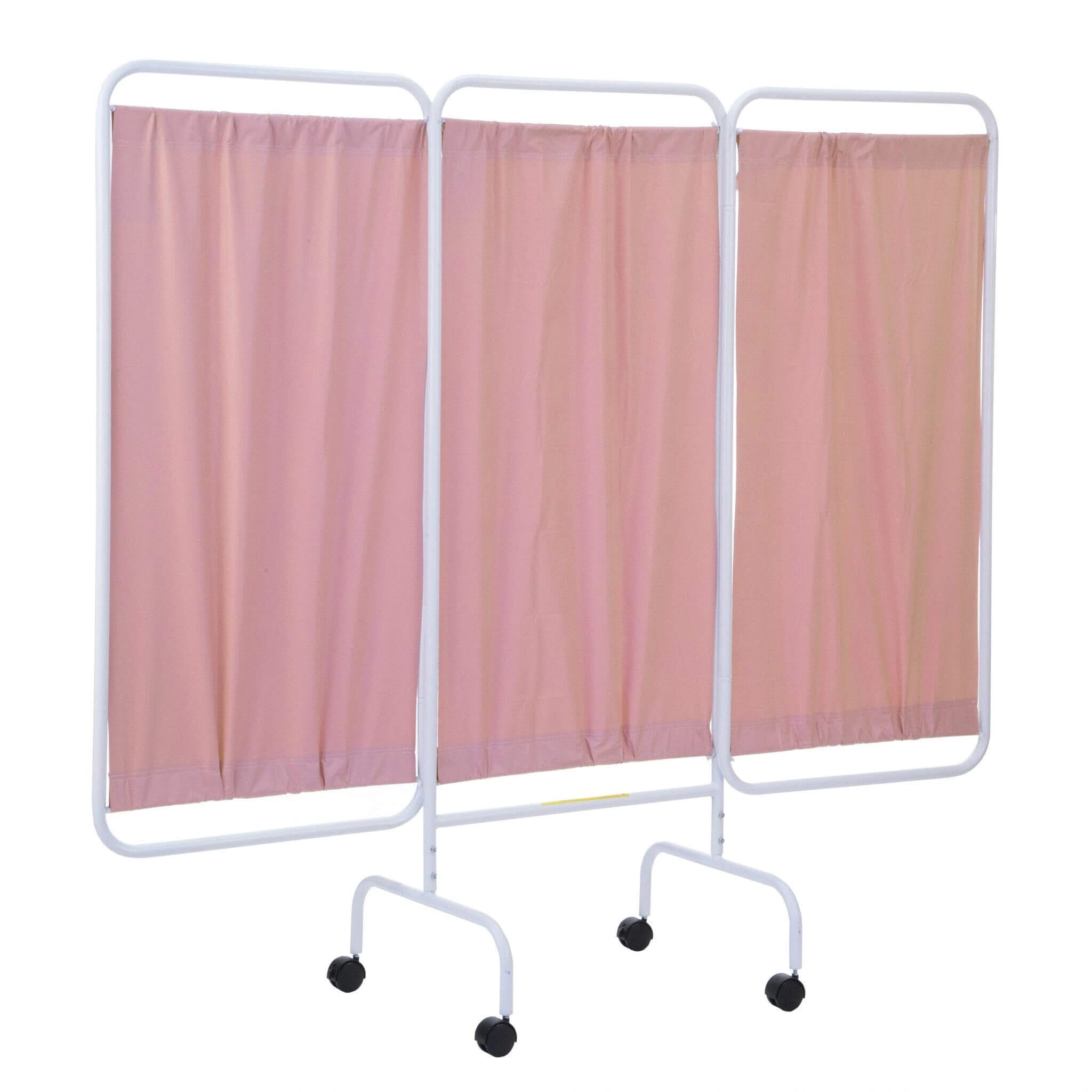 USA Made Mobile Antimicrobial 3-Panel Privacy Screen - Perfect for Office, Home & Healthcare Settings