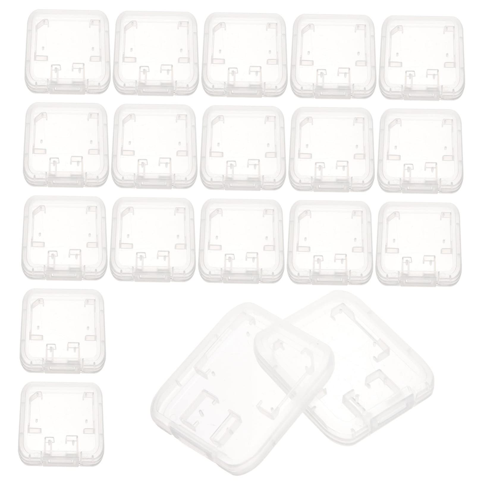 ETHZZLE 24pcs Memory Card Storage Box - Waterproof SD Card Holder Case for Camera, GoPro, DSLR - Compact Organizer for Micro SD, CF, XQD Cards - Perfect for Travel & Photography Storage
