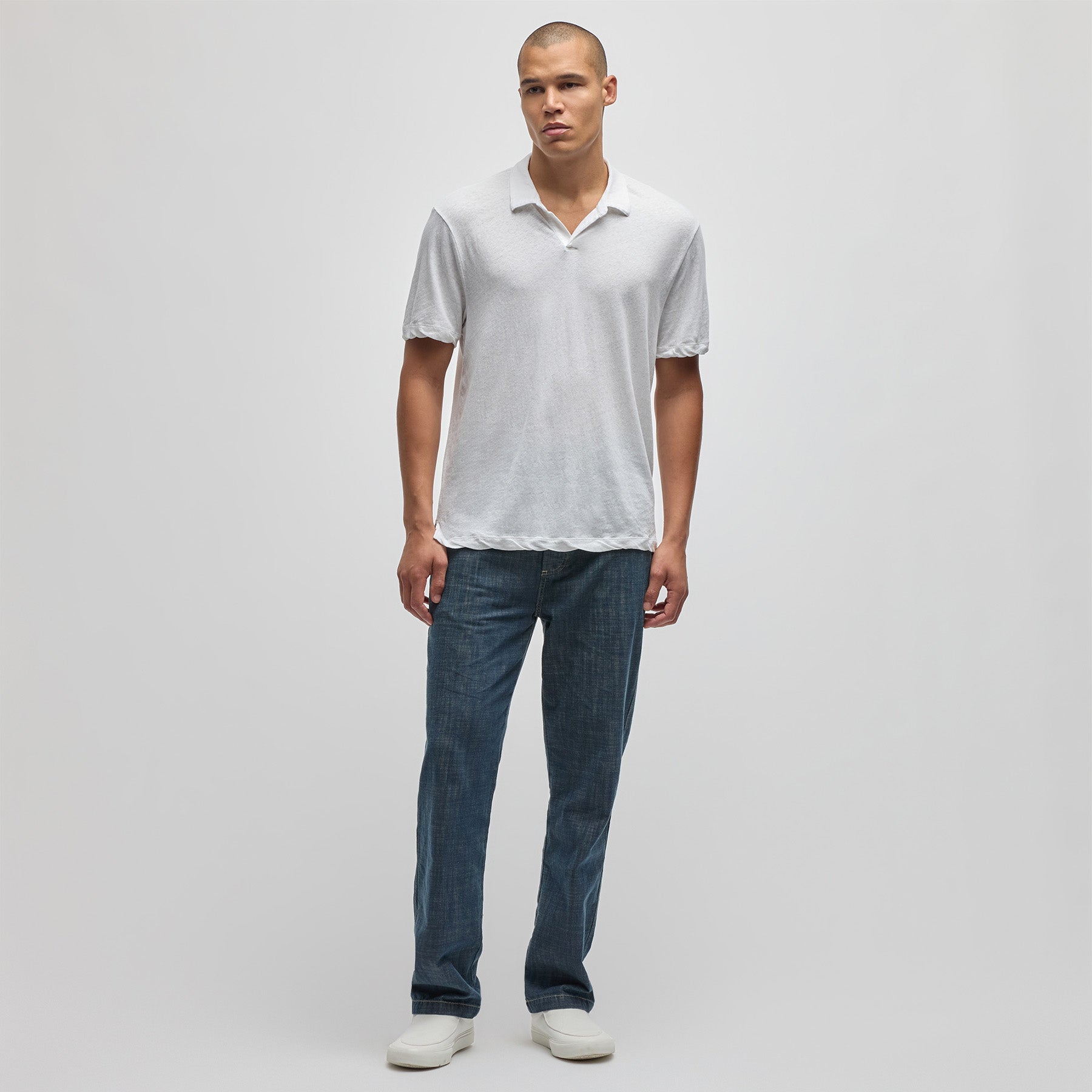 Premium Cotton Jersey Polo Shirt for Men - Classic White Casual & Business Wear - Perfect for Office, Golf, and Everyday Outfits