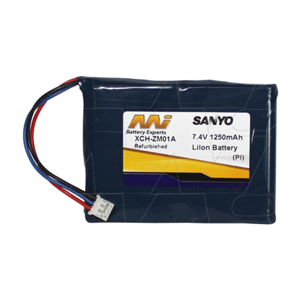 7.4V 1250mAh Rechargeable Li-ion Battery for Portable DVD Players - Compatible with BASE Model - Long Lasting Power for Travel, Camping & Home Entertainment