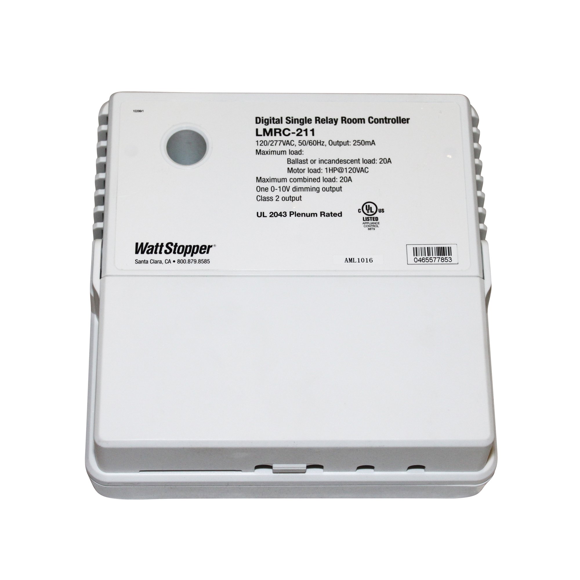 Wattstopper LMRC-211 Digital Single Relay Room Controller - Smart Lighting Control for Energy Efficiency | Perfect for Offices, Hotels & Smart Homes