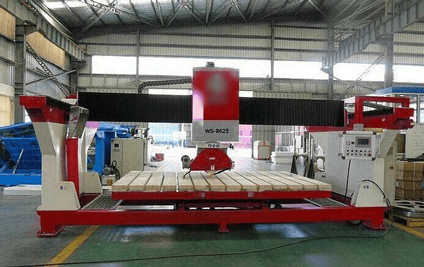 CNC Bridge Saw for Stone Cutting - Precision Marble & Granite Cutting Machine for Countertops & Tile Installation | Perfect for Home Renovation & Professional Fabrication
