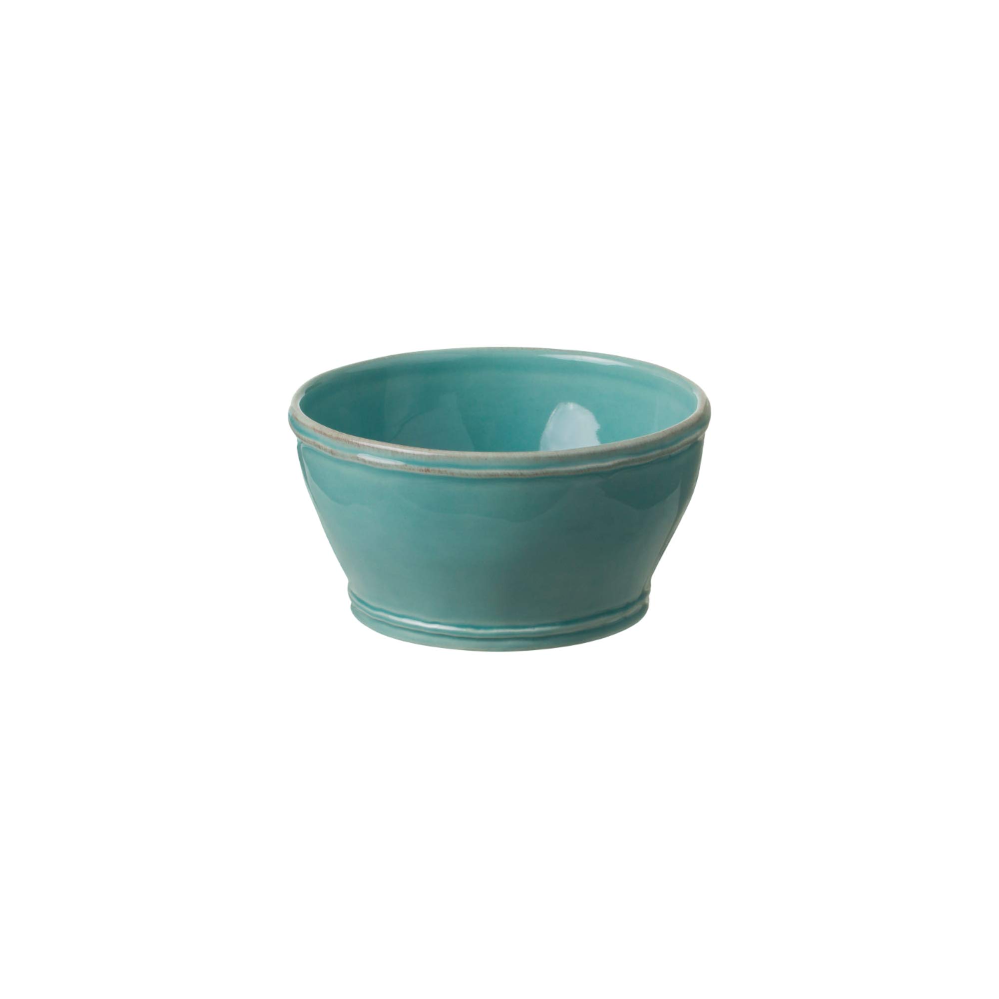 Casafina 26 oz Ceramic Stoneware Soup & Cereal Bowl - Microwave & Dishwasher Safe Dinnerware Set, Food Safe Glaze, Restaurant Quality Tableware for Home, Kitchen & Restaurant Use | Fontana Collection in Turquoise