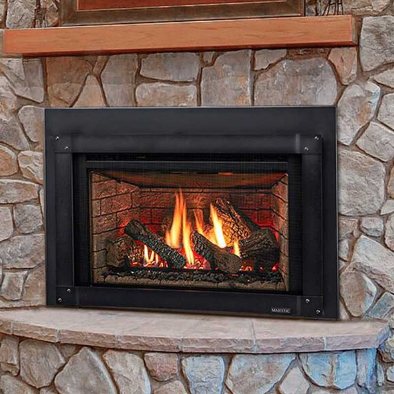 Majestic Trilliant 30 Direct Vent Gas Fireplace Insert | TRILLIANT30IN | Perfect for Cozy Living Rooms & Winter Home Heating