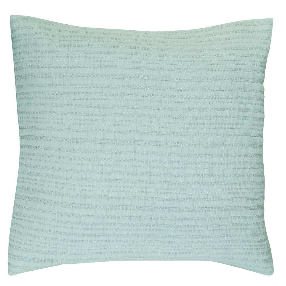 Premium Cressida Sage European Pillowcase - 100% Cotton Luxury Bedding for Home Decor & Guest Room Styling