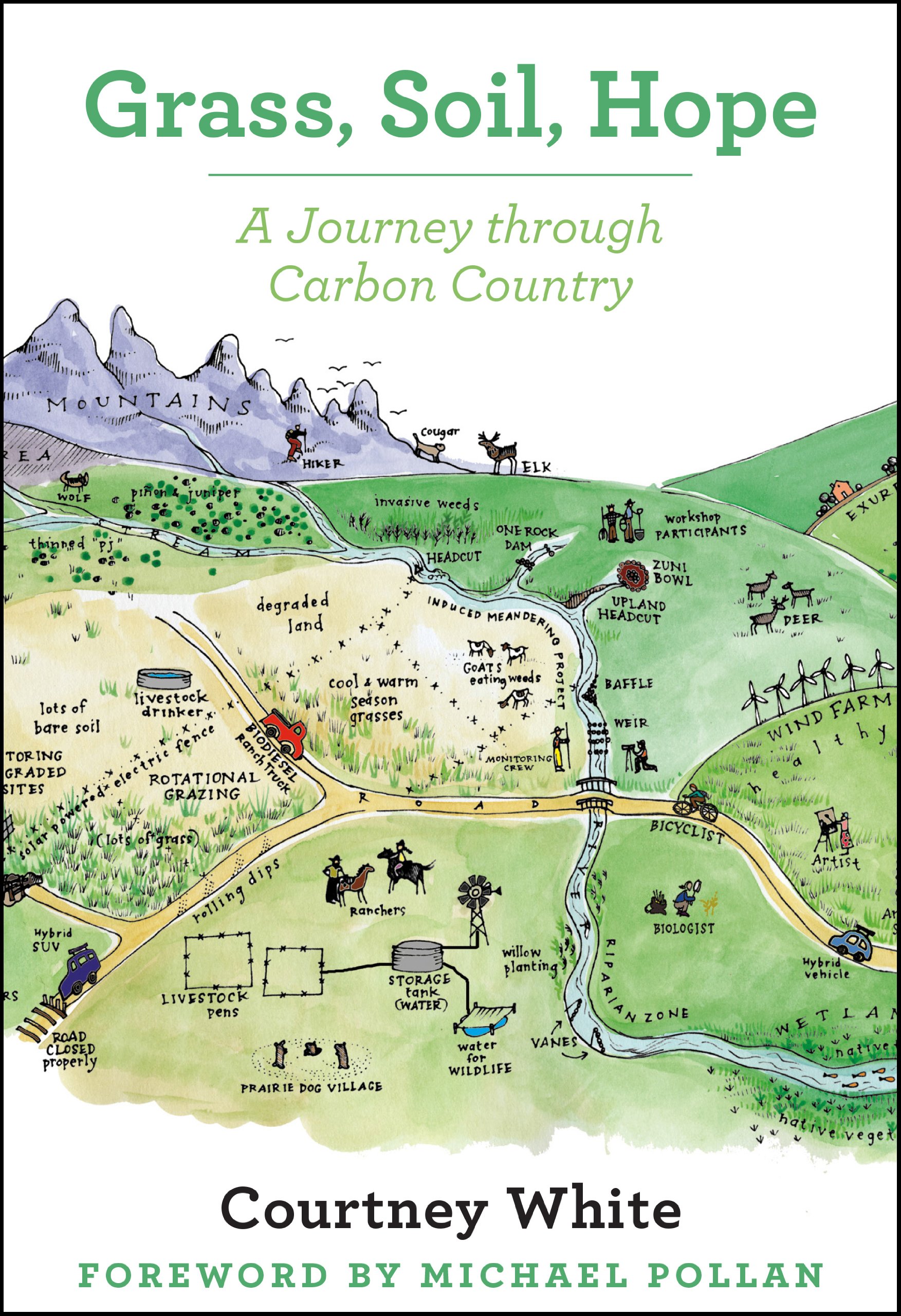 Grass, Soil, Hope: A Journey through Carbon Country - Sustainable Agriculture Book for Eco-Conscious Farmers & Environmentalists | Perfect for Climate Change Education & Regenerative Farming Practices