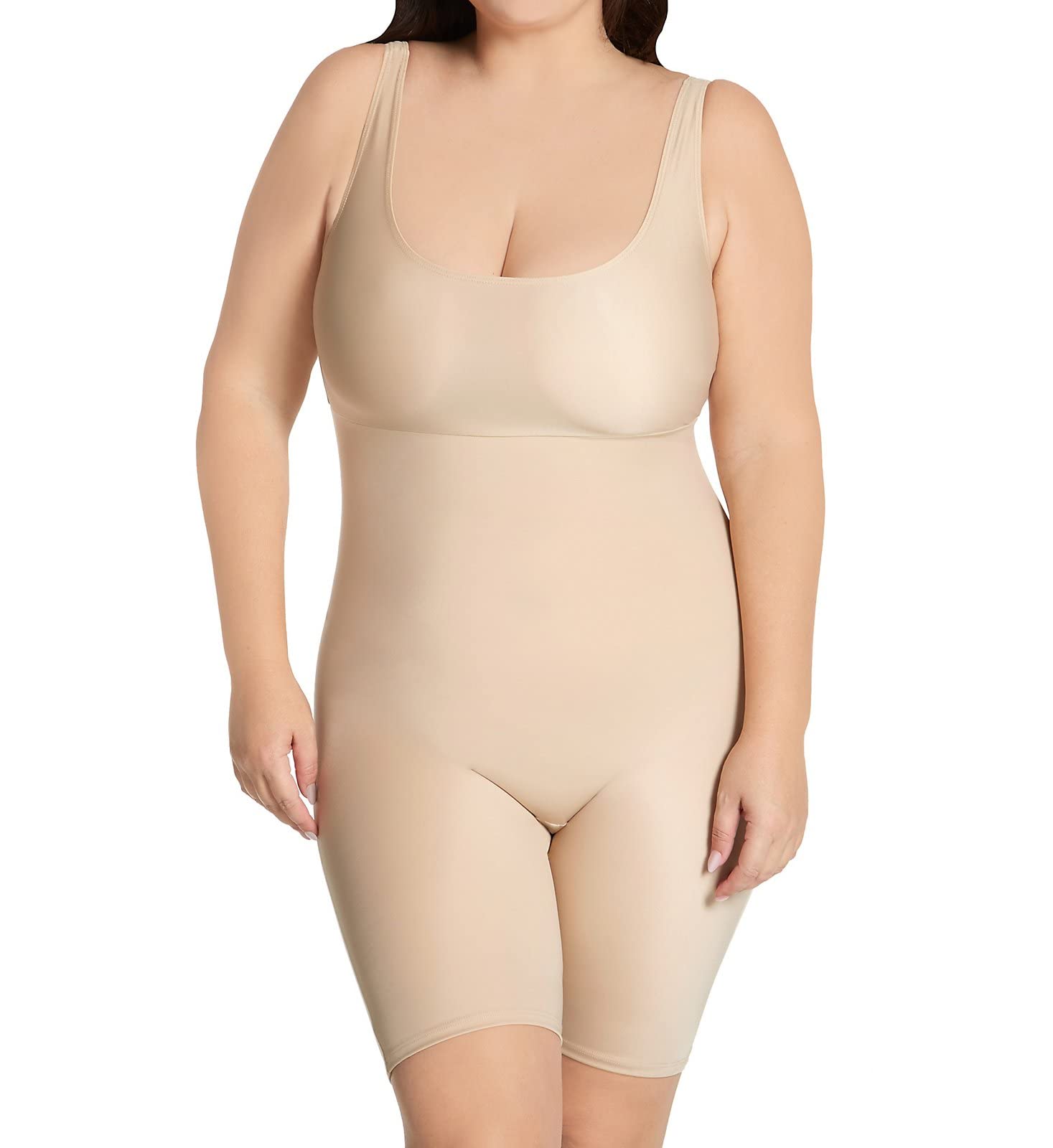 USA-Made Women's Compression Shapewear Body-Shorts with Built-in Tummy Control Tank Top - Slimming Underwear for Everyday Wear & Special Occasions