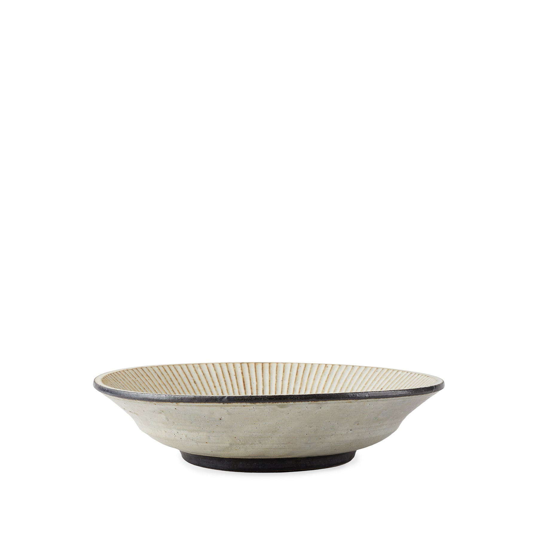 Large Shallow Pleated Bowl - 12 Inch Wide Serving Dish for Salads, Pasta & Desserts | Elegant Tableware for Entertaining & Everyday Dining