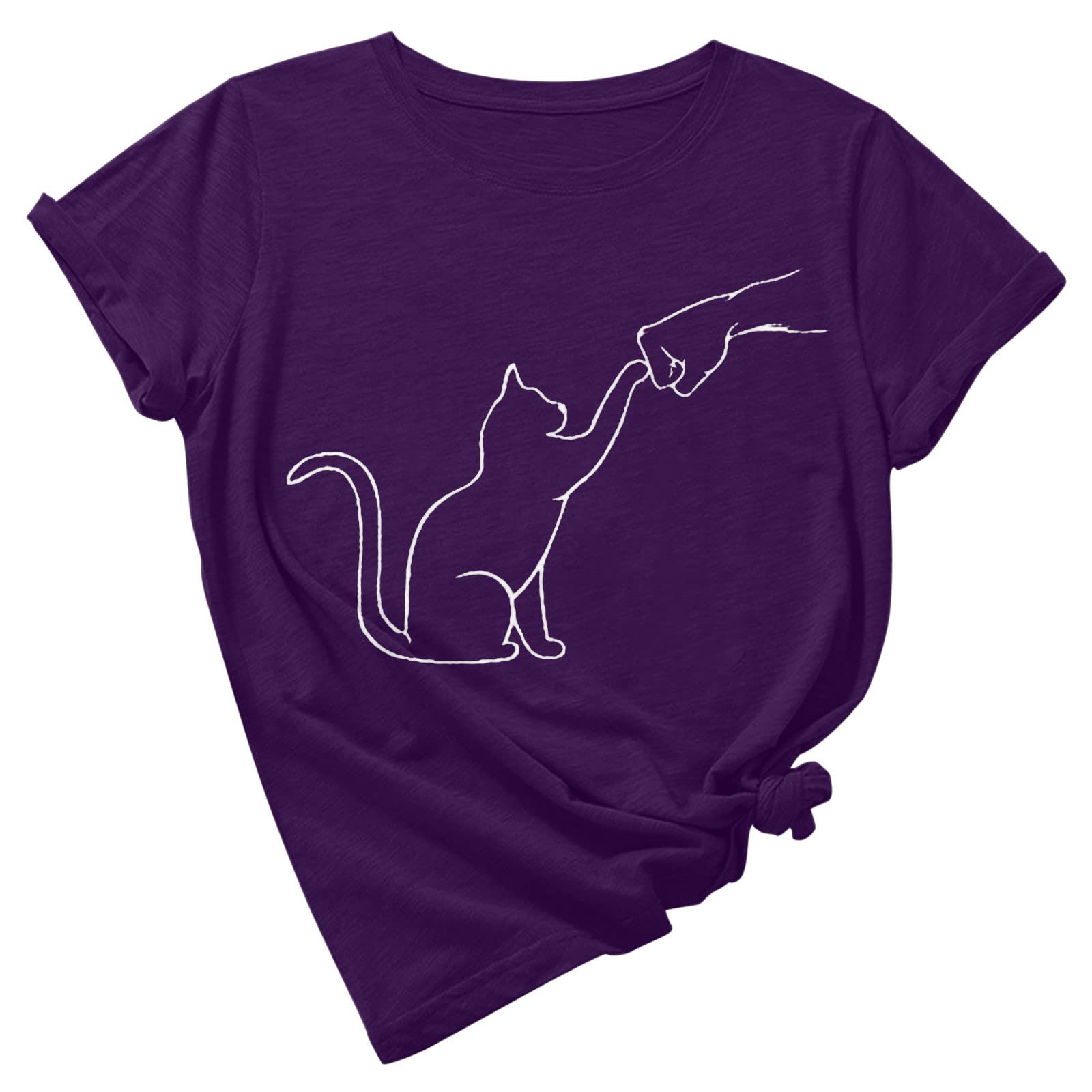 Women's Basic T-Shirts | Hawaiian Print Boho Tops | Short Sleeve Summer Blouses for Teens & Women | Perfect for Beach Vacations, Music Festivals & Casual Outings