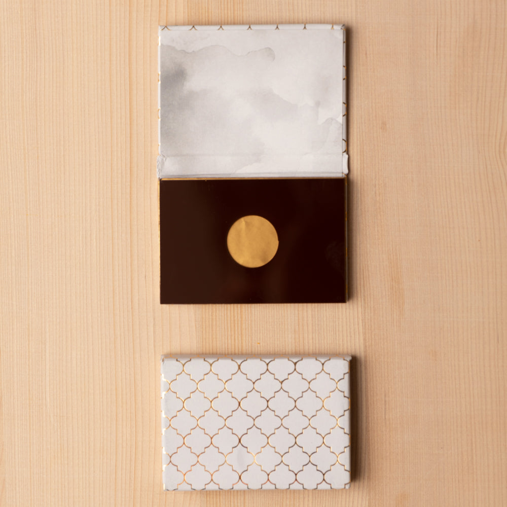 Grey Moroccan Single Coin Ginni Box Set of 5 - Elegant Jewelry Storage for Necklaces, Rings & Earrings - Perfect for Travel, Home Decor & Gift Giving