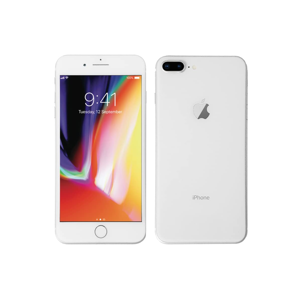 Apple iPhone 8 64GB Unlocked Smartphone - Silver (Renewed) - Perfect for Business, Travel & Everyday Use