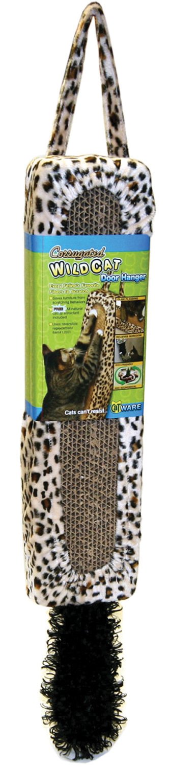 Wild Cat Corrugated Door Hanger - Durable Cardboard Sign for Business, Events & Home Decor - Perfect for Retail Stores, Parties, and Office Notices