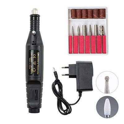 Professional Electric Nail Drill Kit for Manicure & Pedicure - Portable Nail Art Machine with Polishing & Grinding Tools, Toe & Finger Nail Care (Color: SET 1) | Perfect for Salon, Home Use & Travel Nail Care